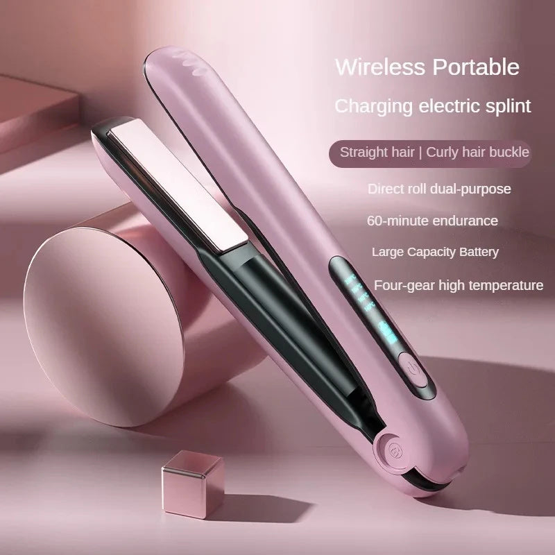 Piastra per capelli wireless portatile da 5000mAh || Wireless Hair Straightener Flat 5000mAh